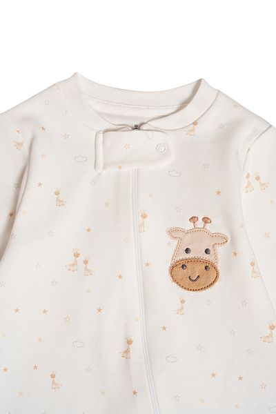 Miny Center Unisex Baby Jumpsuit with Giraffe Figure