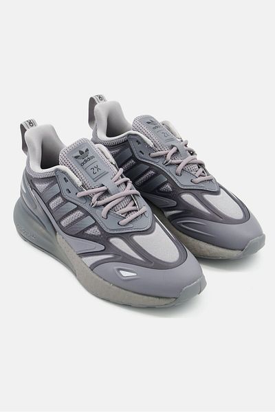 adidas Kids Boy Zx 2k Boost Lace Up Sports Shoes, Grey