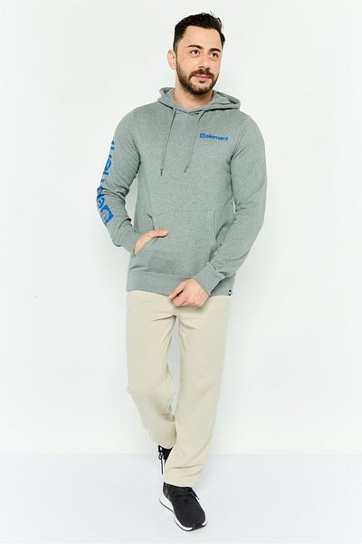 Element Men Sportswear Fit Long Sleeves Outdoor Hoodie, Dark Grey