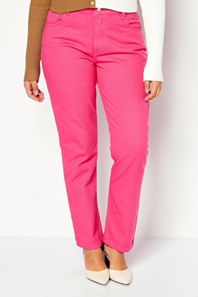 Don't Call Me Jennyfer بنطلون جينز نسائي سادة غير قابل للتمدد، مناسب للأمهات،...