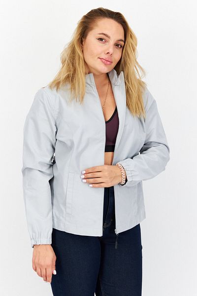 Greg Norman Women Brand Logo Softshell Jacket, Grey