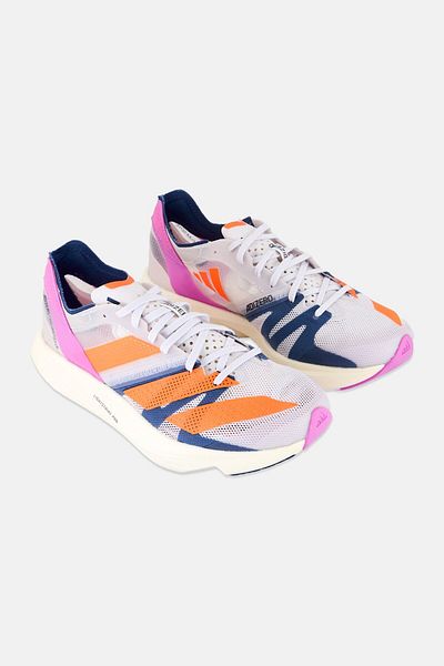 adidas Kids Boys Adizero Takumi Sen 8 Lace Up Running Shoes, Multicolor