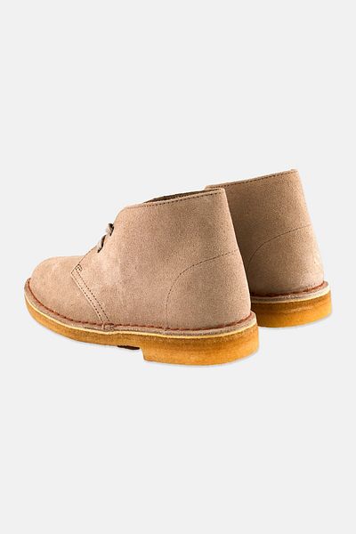 CLARKS Women Medium Suede Lace Up Ankle Boots, Sand