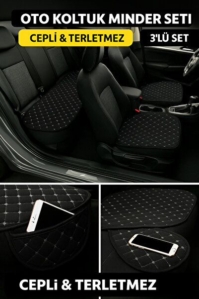 dizaynpark طقم وسائد مقعد السيارة مع جيب ريش الفرخ وطقم وسائد مقعد السيارة ال...