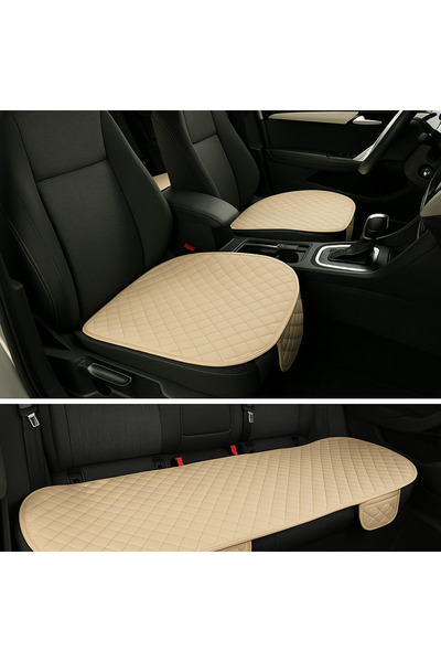 dizaynpark طقم وسائد مقعد السيارة مع جيب ريش الفرخ وطقم وسائد مقعد السيارة ال...