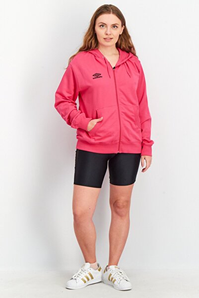 UMBRO Women Regular Fit Long Sleeves Hoodie, Pink