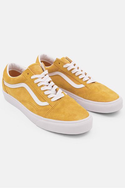 Vans Men Old Skool Lace Up Skate Shoes, Yellow