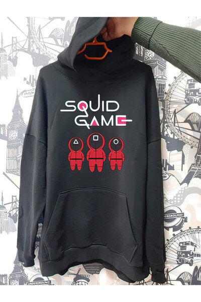 Lesonya Hanorac unisex negru Squid Game