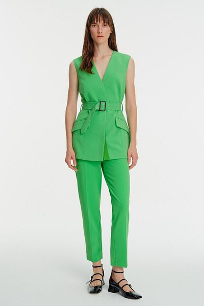 Exquise Belt Detailed Vest