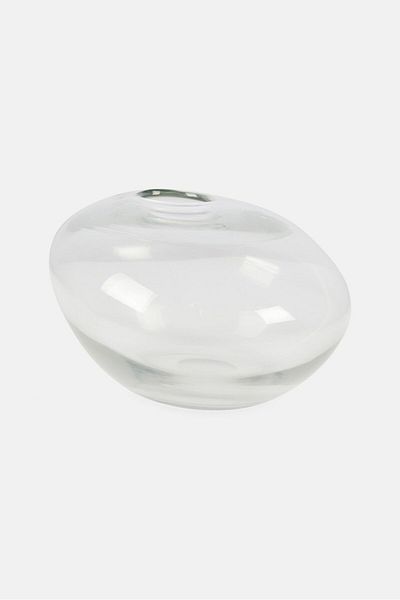 ByOn Vase Alice 18 X 25 Cm, Clear White