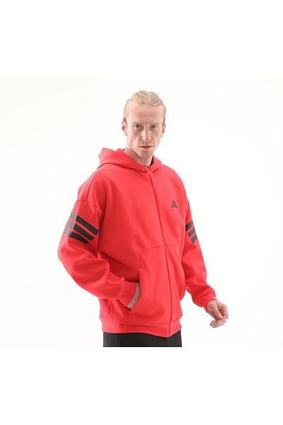 adidas Adidas Ji8779-E m Fı 3S Fz Men's Red Jacket