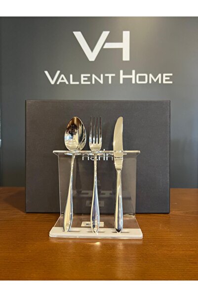 Narin Star Serisi-Sade-36 parça çatal kaşık bıçak seti