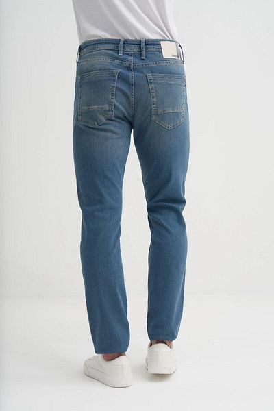 Cazador 0704 Parker Normal Waist Skinny Leg Slim Fit Ανδρικό τζιν παντελόνι μπλε