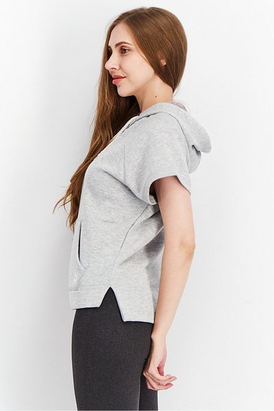 Puma Women Sportswear Fit Sleeveless Training Hooded Sweatshirt, Grey