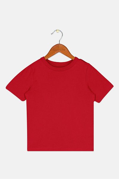 Nike Toddles Boy Sportswear Fit Solid T-Shirt, Red