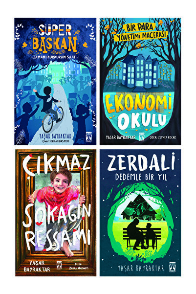 Genç Timaş 3.4.5. Sınıf Okuma Seti 4 Kitap Çıkmaz Sokağın Ressamı-Ekonomi Oku...