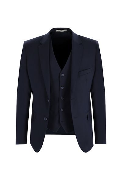 Kiğılı Slim Fit Slim Fit Vest Suit