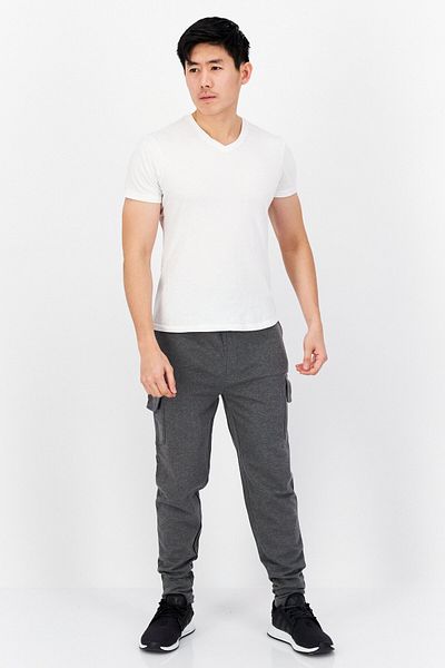 Sovereign Code Men Regular Fit Heather Sweatpants, Grey