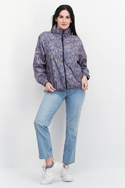 Pepe Jeans Women Floral Print Raincoat Jacket, Blue
