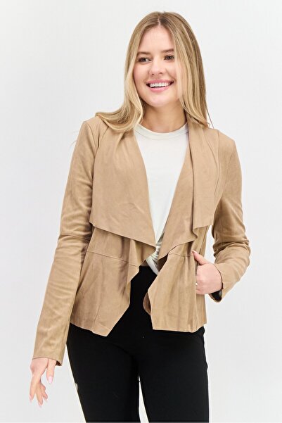 Bagatelle Women Solid Jacket Shirt, Grey