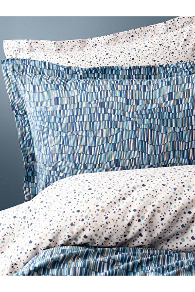 BED LİNE Senses leros complete takımı indigo çift kişilik