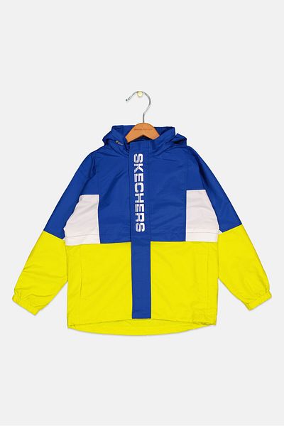 SKECHERS Kids Boy Sportswear Fit Long Sleeve Training Jackets, Blue