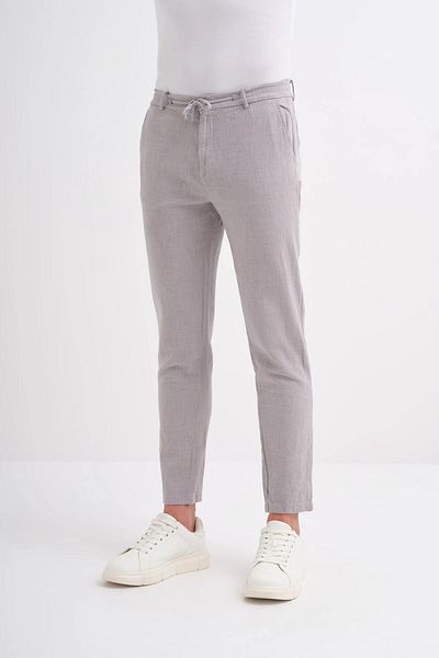 Cazador 0008 Ανδρικό παντελόνι Jogger με κορδόνια σε γκρι