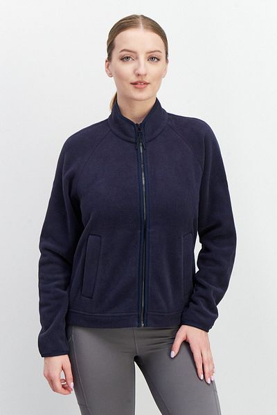 Aigle Women Plain Jacket Shirt, Navy Blue