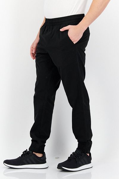 EveryDay Men Regular Fit Draw String Jogger Pants, Black
