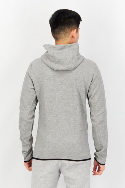 CELIO Men Solid Hooded Jacket, Grey