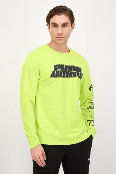 Puma Ανδρικό Μακρυμάνικο Μπλουζάκι Qualifier XL