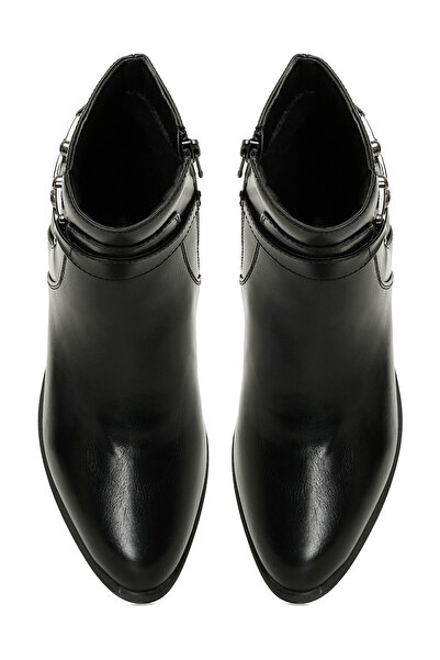 Polaris 324074.Z 4PR Siyah Kadın Düz Bot