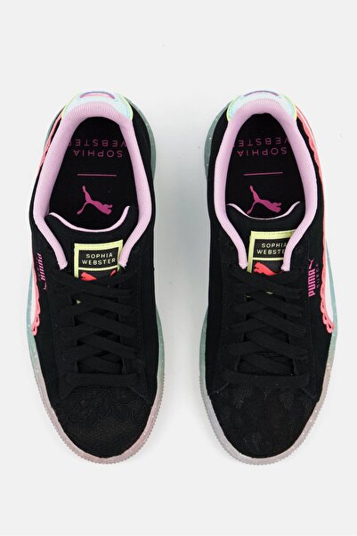 Puma Women Suede Sophia Outdoor Shoes, Black