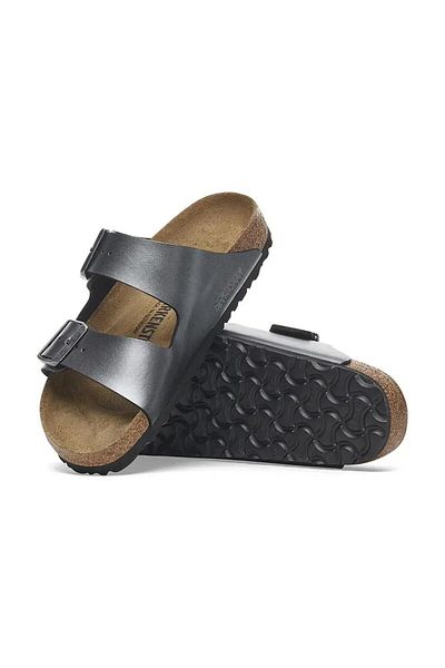 Birkenstock 1029224   Arizona Bf Metallic Slippers