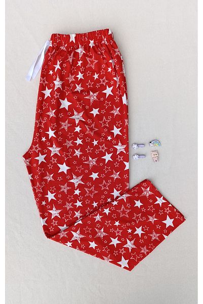 siyalife Summer Star Patterned Women's Oversize Pajamas