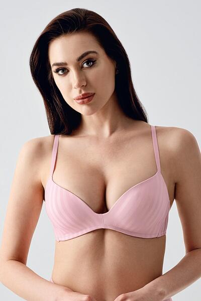 C&City حمالة صدر وردية غير مبطنة C11792