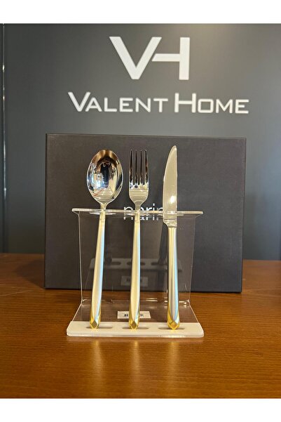 Narin Asellus Series-Matte Gold-36 Piece Fork Spoon Knife Set