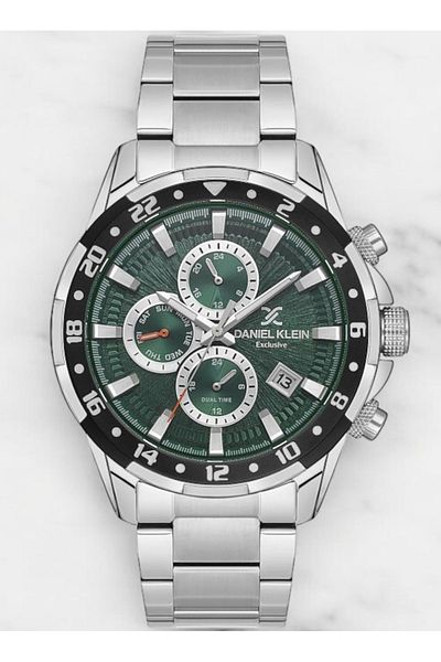 Daniel Klein Brand Silver Color Exclusive Model Internal Functions Active Men's Wristwatch - Bracelet Gift