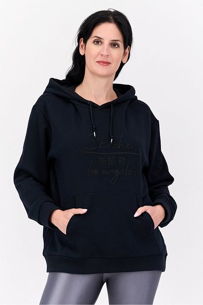 SKECHERS Women Sportswear Fit Training Hoodie, Black