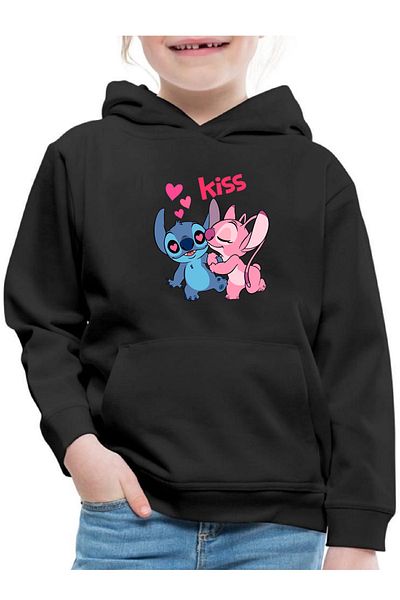 makiteks Girl's Seasonal Hooded Sweatshirt Hoodie 5 6 7 8 9 10 11 12 Years Lilo Stitch