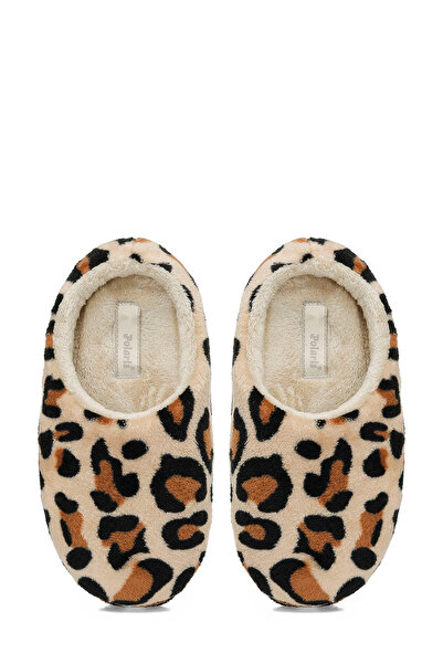 Polaris 607119.z4pr Leopar Kadın Ev Terliği