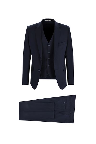 Kiğılı Slim Fit Slim Fit Vest Suit