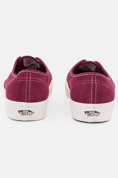 Vans Men Authentic Lace Up Sport Shoes, Maroon