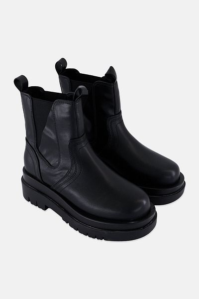 Raid Women Brazen Chunky Biker Ankle Boots, Black
