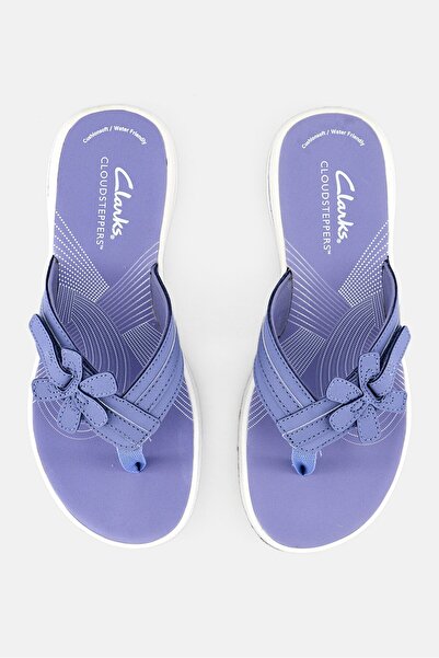 CLARKS Kids Girl Brinkley Arlak Slip On Sandal, Lavender
