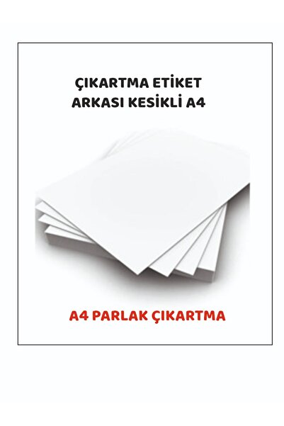 A4 ÇIKARTMA KAĞIT KESİKLİ
