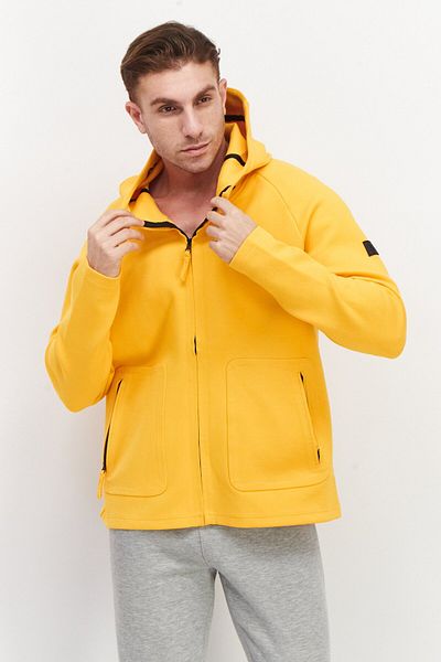 O'Neill Men Hooded Long Sleeve Solid Sweatshirt, Orange