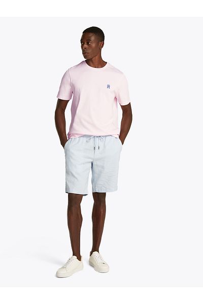 Tommy Hilfiger Tommy Hilfiger Men Light Pink Monogram Imd T-Shirt