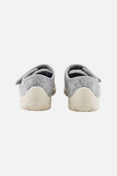 Geox Kids Girl Velcro Closure Shoes, Light Grey Combo