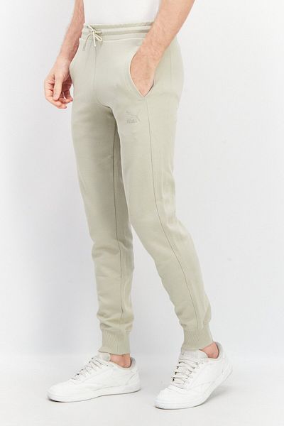 Puma Men Sportswear Fit T7 Drawstring Track Pants, Pebbled Grey